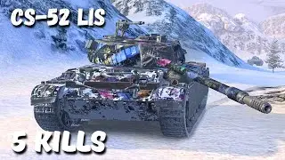 CS-52 LIS - 5 KILLS | 3,2 K Damage, WoT Blitz Replay