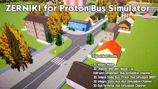 Proton Bus Simulator Part 4: General lighting, lampposts | Zerniki Map Update
