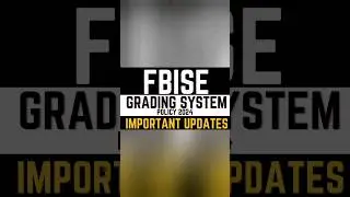 Fbise Grading  policy 2024 || Federal board Grading system || Fbise grading system update #fbise