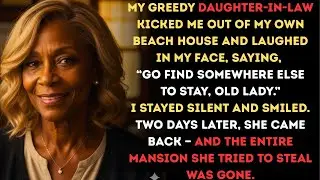 &ldquo;Go find somewhere else to stay, old lady.&rdquo; my greedy daughter-in-law shouted!
