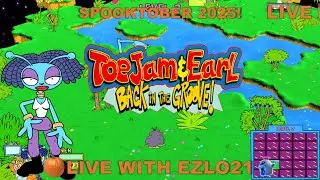 🎃 Toejam & Earl: Spooktacular Groove! for Spooktober Day 26 Vertical | Live With EZLO21 👻