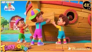New Let&rsquo;s Build a Wood Ship 🚢🪵 | Fun Boat Song for Kids 🎵