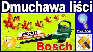 Odkurzacz do liści dmuchawa Bosch Universal GardenTidy 2300 montaż test opinia
