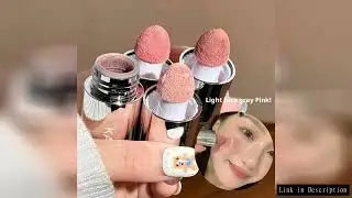 Velvet Liquid Blush Matte Sponge Head Blusher Natural Lasting Brighten facial Contour Blush Tint Mak