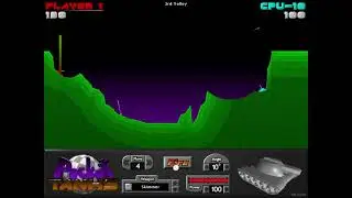 Pocket Tanks Deluxe HARD LEVEL 10 Gameplay