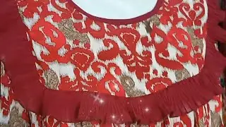Куйлак бичиб тикамиз келинлар учун Шьём платье I am sewing a dress.