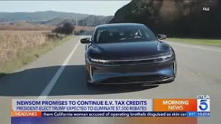 California could provide electric vehicle rebates if Trump eliminates tax credit, Newsom says