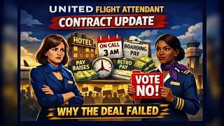 United Flight Attendants Rejected a Big Offer...Here&rsquo;s Why!