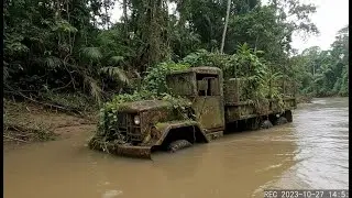 LOST IN THE JUNGLE: Forgotten Army Truck Restored After Decades by the River | ReForge Works