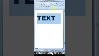 outline text typing #outlineart #text #textformatting #word2007 #wordtutorialinhindi #techindia