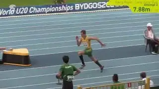 Australia at #Bydgoszcz2016: Darcy Roper wins bronze in long jump with 7.88m