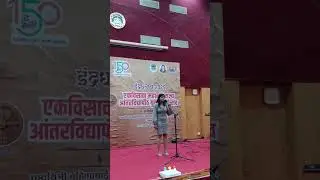State level youth festival 🎎 Indhrdhnushay 🌈 team PDKV akola university western solo song 
