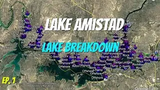 Lake Amistad - Lake Breakdown Series - Ep.1 - Find the Bass Fast!!!