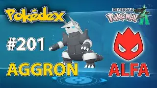 201 Donde encontrar a Aggron (ALFA) Leyendas Pokemon Z-A - Alfadex Luminalia Alphadex