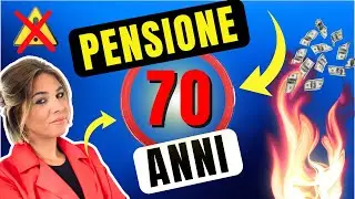 ⚠️ PENSIONE A 70 ANNI? LA VERITÀ CHOC SULLA NUOVA REGOLA INPS