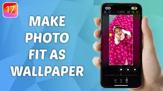 How to Make ANY Photo Fit as Wallpaper on iPhone - iOS 17