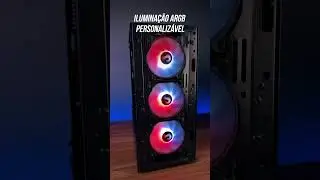 KIT 3 FANS GAMER RISE MODE X BLACK ARGB 5V - RM-XLD-01-ARGB