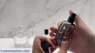 Wholesale Custom Oval Flat Perfume Bottles