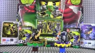 LEGO Ninjago Cole zx vs Rattla set 9579