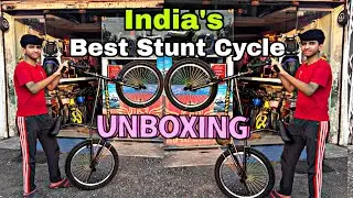 India&rsquo;s Best Stunt Cycle Unboxing 🚴 | Crazy Tall Stunt Bicycle Review | New Cycle 2025