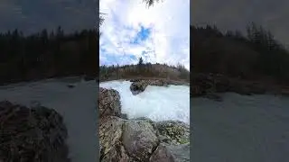 Rushing Water Moulton Falls Regional Park WA  #waterfall  #washingtonstate #insta360 #insta360x5