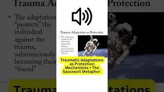 Traumatic Adaptations as Protection Mechanisms + The Spacesuit Metaphor
