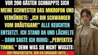 „Ich bin schwanger vom Bräutigam!“ – Meine Schwester griff zum Mikrofon vor allen Gästen