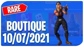 BOUTIQUE FORTNITE DU 10 JUILLET 2021 | ITEM SHOP JULY 10 | FORTNITE | EMOTE RARE VIVE LA VICTOIRE