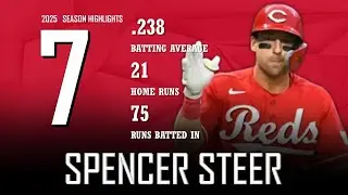 Spencer Steer || 2025 Cincinnati Reds Highlights