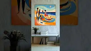 Quand le Surf Rencontre l'Art Cubiste 🌊 G&eacute;rald Gaboriau #ShortsFr