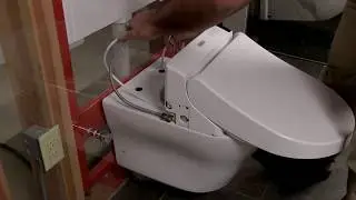 Установка D-образного омывателя Washlet C200 Connect+