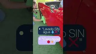 📹 C&oacute;mo lavar un auto cl&aacute;sico SIN agua | Lavado en seco con ATOCAR WAXDRY Vapohouse