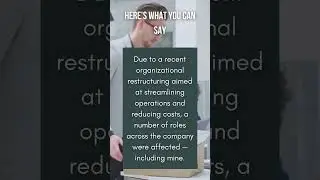 Exit Statement #layoffs   #jobsearchtips   #careercoach  #transparencymatters  #jobsearchsupport