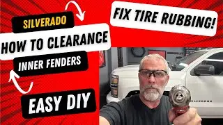 Как очистить внутренние подкрылки на Silverado. Очистить 35-дюймовые шины!