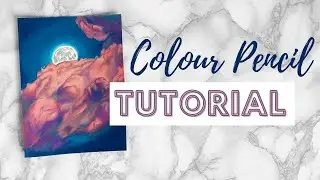 WATCH how I COLOUR this art piece : TUTORIAL
