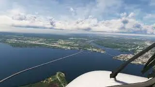 Landing in New Bern North Carolina | KEWN (EWN) | Coastal Carolina Regional Airport #landingvideo
