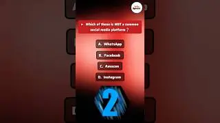 Which of these is NOT a common social media platform❔ | General Knowledge Questions and answers