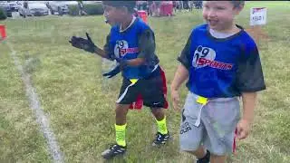 I9sports445: Fall Opening Day Pee Wee Flag football highlights! (4-6 year olds)