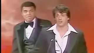 Rocky (Sly Stallone) takes on Muhammad Ali at the Oscars
