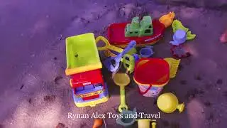 Having Fun at the beach.Playing with beach toys,Boat ride w/ my Dad and swimming with my Mom