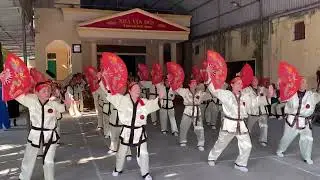 CLB dưỡng sinh  Thành Nam (Mỹ Xá + Đông A) võ quạt Khí phách anh hùng 