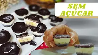 NÃO LEVA AÇÚCAR! Sobremesa Gelada de Banana com Chocolate!