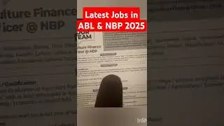 New jobs in Allied Bank (ABL) 2025 & National Bank of Pakistan (NBP) #latestbankjobs #latestjobs