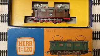 E 70 01 DRG braun Zeuke / Herr 536/2 mit einen Zug offene G&uuml;terwagen von Zeuke