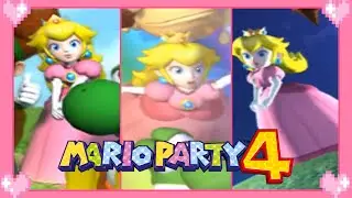 🌸 Mario Party 4 (Jigsaw Jitters) All Puzzles - Peach Gameplay 🌸