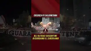 Gli Ultras cosentini omaggiano il 