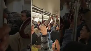 Delhi metro inside the crowd #metro #delhi #travel #india #topmusic #love #indianmetro #rapidmetro