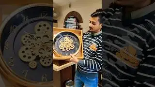 Fancy clock installation Nail gun se #fancyclock #nailgun #electriciantools #clockmaker #timerswitch