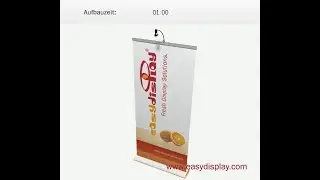Easy Display Rollup Classic Aluminum pull banner,  luxury rollup, teardrop rollup banner stands.