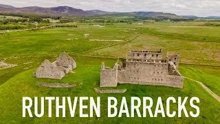 Ruthven Barracks, Kingussie - a walk through the remains